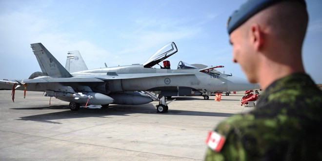  Máy bay chiến đấu CF-18 của không quân Canada.