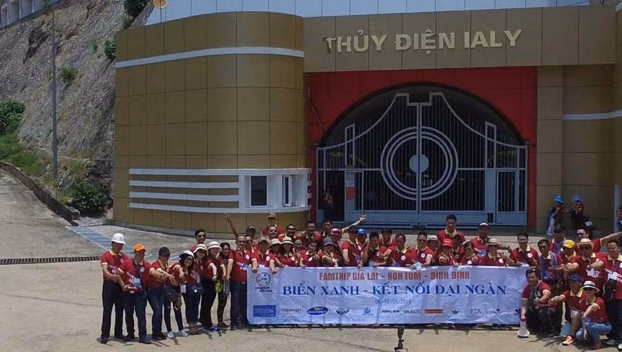  Biển xanh-kết nối đại ngàn. Ảnh: V.T.T