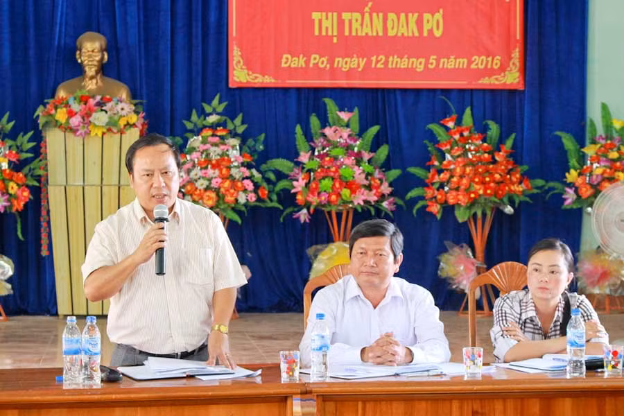 Đồng chí Phó Bí thư Tỉnh ủy kết luận buổi làm việc. Ảnh: Hồng Thi