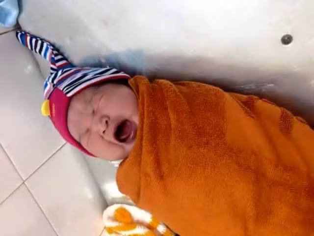 Hiện cháu bé rất khỏe mạnh