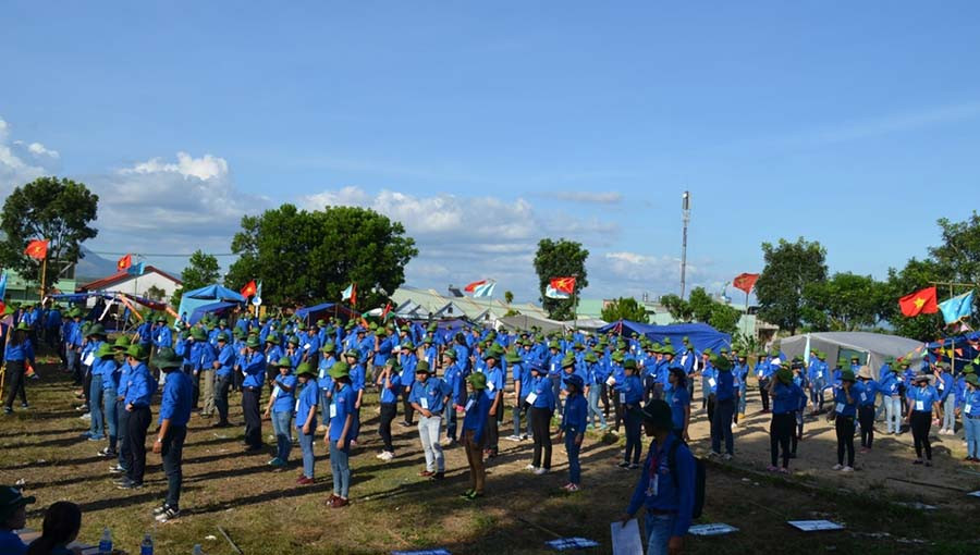  Nâng cao kỹ năng, nghiệp vụ cho đội ngũ cán bộ Đoàn qua các trại huấn luyện. Ảnh: P.L