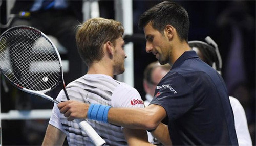 Djokovic giành chiến thắng dễ dàng nhất trong tuần. Ảnh: Reuters. Djokovic giành chiến thắng dễ dàng nhất trong tuần. Ảnh: Reuters.