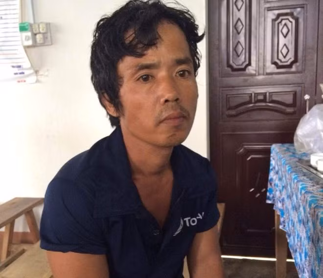 Mạnh tại cơ quan điều tra.