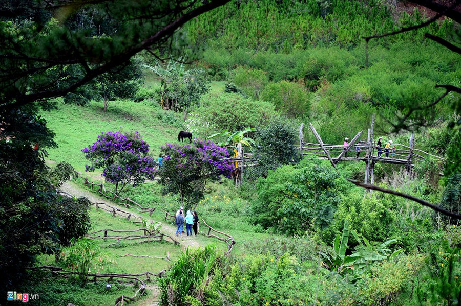 Cũng có ý kiến cho rằng, xưa kia có một chàng trai ở đồng bằng lên núi, vào rừng với ước mơ nhặt đá xây dựng một thiên đường giữa rừng để tặng cho người mình yêu. a