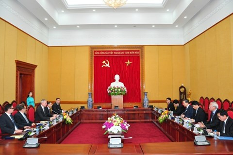 Toàn cảnh buổi hội đàm. Toàn cảnh buổi hội đàm.