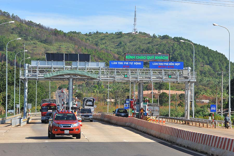  Trạm thu phí BOT trên quốc lộ 14. 