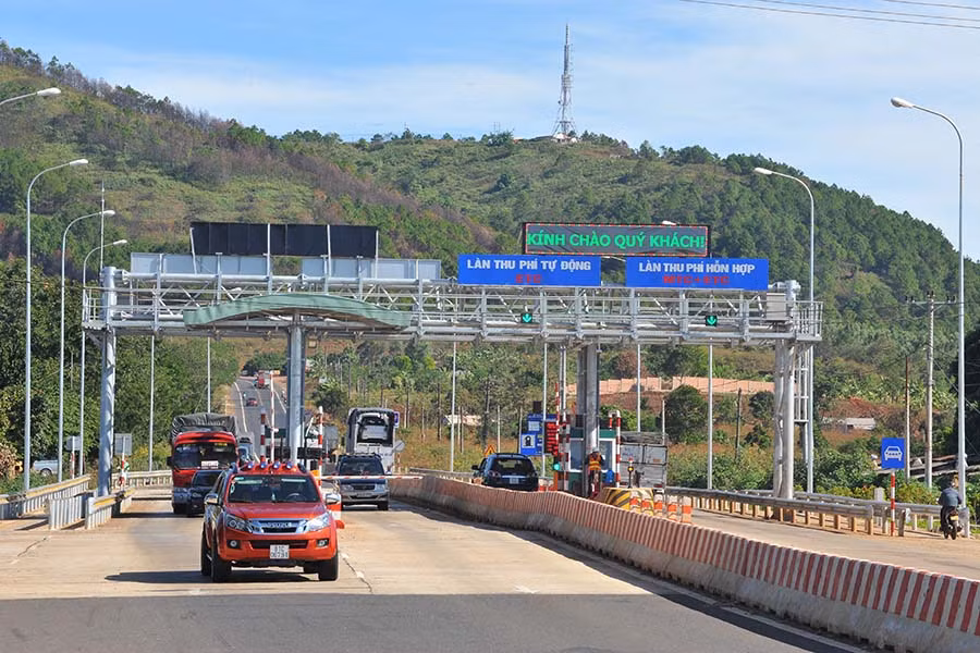 Trạm thu phí BOT trên quốc lộ 14. Trạm thu phí BOT trên quốc lộ 14.