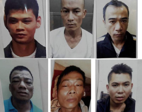 Các nghi can trong vụ án.