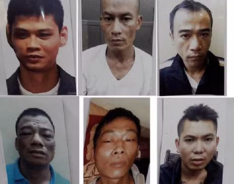 Các nghi can trong vụ án.