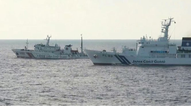 Tàu tuần duyên của Nhật Bản - Ảnh: Japan Times