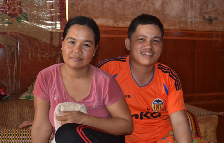 Anh Kpuih Bỗ và chị Siu H’Găng.