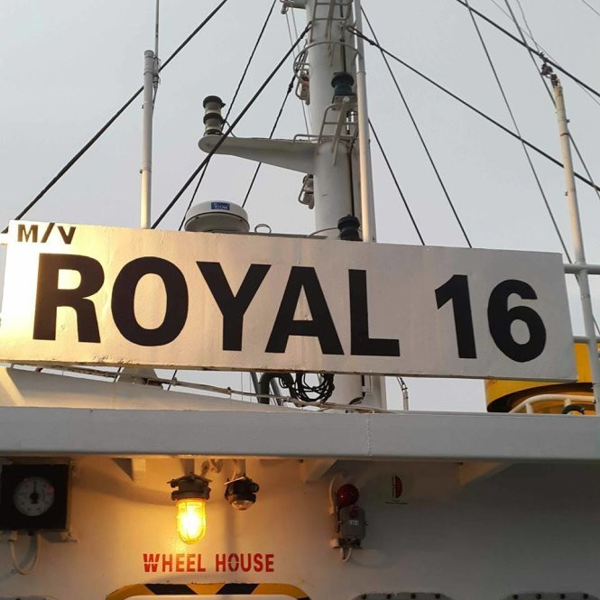 Ảnh trên Facebook của tàu MV Royale 16