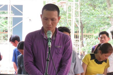  Bị cáo Trung tại phiên tòa