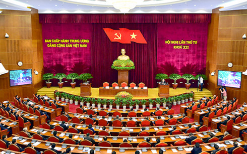 Toàn cảnh phiên bế mạc Hội nghị lần thứ tư Ban Chấp hành Trung ương Đảng khóa XII. Toàn cảnh phiên bế mạc Hội nghị lần thứ tư Ban Chấp hành Trung ương Đảng khóa XII.