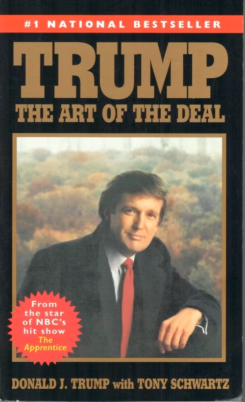 "Nghệ thuật đàm phán", cuốn sách bán chạy nhất trong số 16 đầu sách của tác giả Donald Trump.