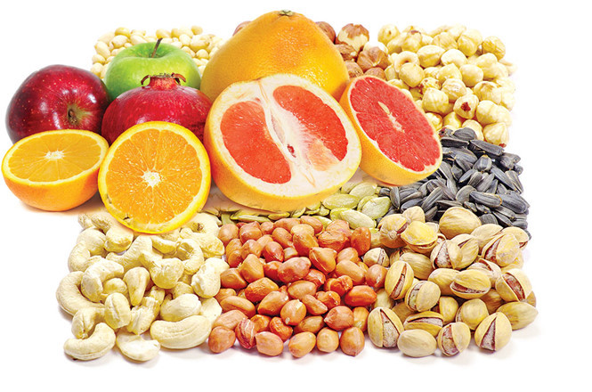 Các loại hạt chứa chất béo lành mạnh, trái cây giàu vitamin tốt cho cơ thể. Các loại hạt chứa chất béo lành mạnh, trái cây giàu vitamin tốt cho cơ thể.