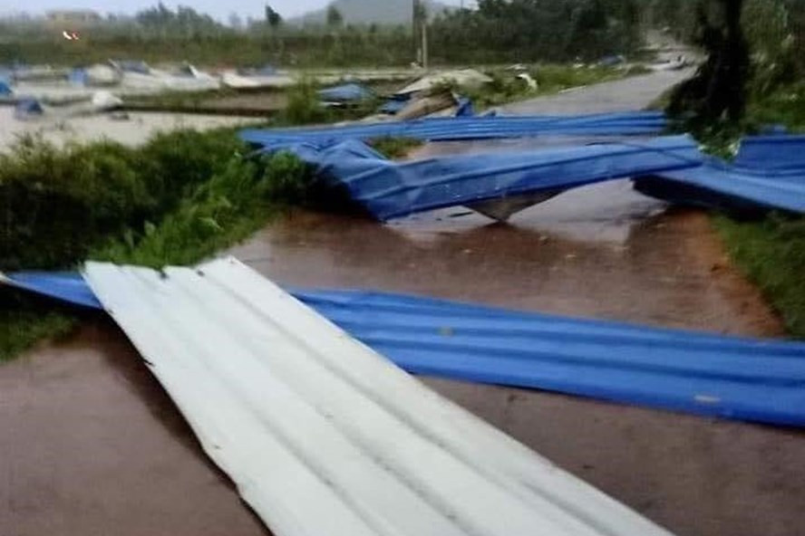 Hiện trường vụ việc. Ảnh cắt clip.