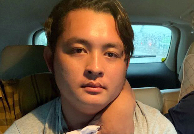 Nghi phạm Nguyễn Vũ Thanh Hoài lúc bị bắt. Ảnh: Công an cung cấp. Nghi phạm Nguyễn Vũ Thanh Hoài lúc bị bắt. Ảnh: Công an cung cấp.