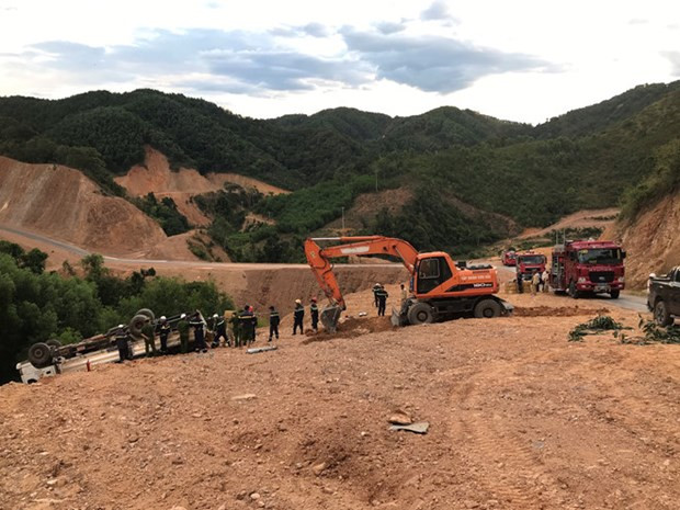 Hiện trường vụ việc. (Nguồn: Báo Thanh niên) Hiện trường vụ việc. (Nguồn: Báo Thanh niên)