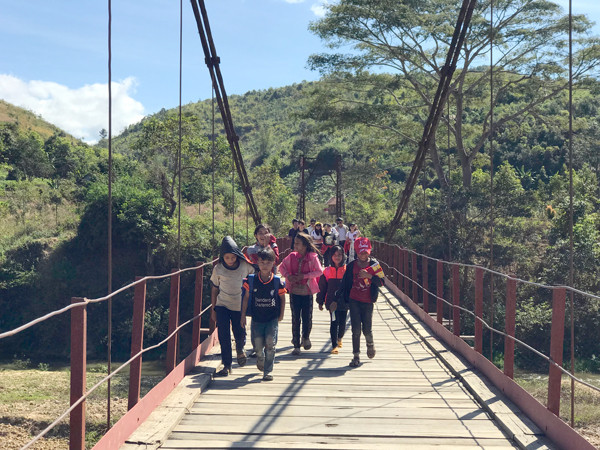 Khung cảnh yên bình ở xã Hà Đông. Ảnh: P.L