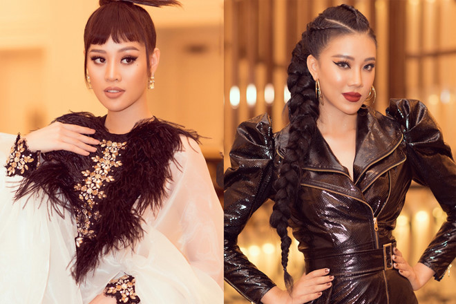 Khánh Vân và Kim Duyên không ngại thay đổi nhiều hình ảnh khác nhau khi xuất hiện trước công chúng ẢNH: QUANG ĐỨC