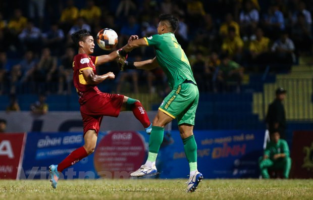 Phan Văn Đức trở lại thi đấu với thể trạng tốt từ đầu mùa giải 2020. (Ảnh: Nguyên An/Vietnam+)