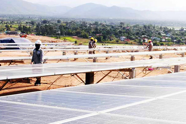 Hiện trên địa bàn huyện Chư Pưh có 23 dự án năng lượng tái tạo đã được các doanh nghiệp phối hợp với UBND huyện tiến hành khảo sát. Ảnh: N.S