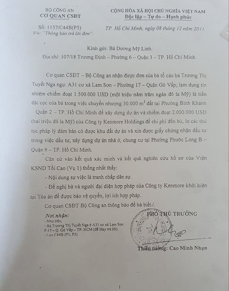 Ông Hải cho rằng, vụ việc của vợ ông đã bị hình sự hoá khi trước thời điểm khởi tố, cơ quan chức năng xác định đây là tranh chấp dân sự.