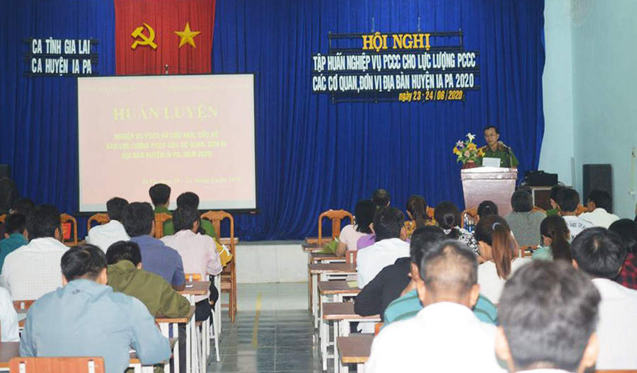  Toàn cảnh lớp tập huấn. Ảnh: An Nhân