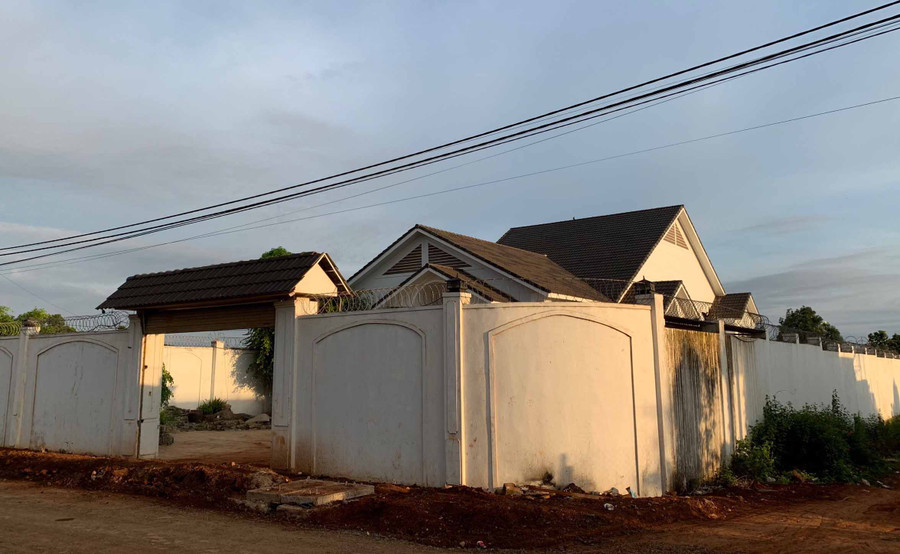 Căn biệt thự các đối tượng thuê để sử dụng ma túy. Ảnh: Văn Ngọc 