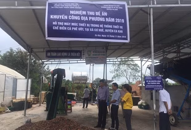 Nghiệm thu đề án khuyến công địa phương tại Đắk Lắk. (Nguồn: Daklak.gov.vn)