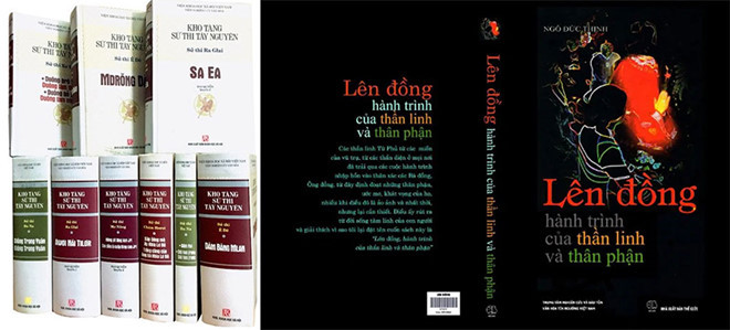  Một số tác phẩm của GS-TS Ngô Đức Thịnh - Ảnh: TTXVN - NXB Thế giới