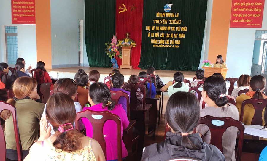 Quang cảnh buổi truyền thông. Ảnh: Phạm Ngọc