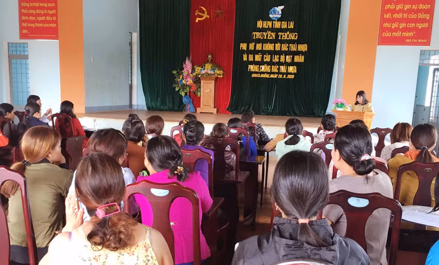 Quang cảnh buổi truyền thông. Ảnh: Phạm Ngọc