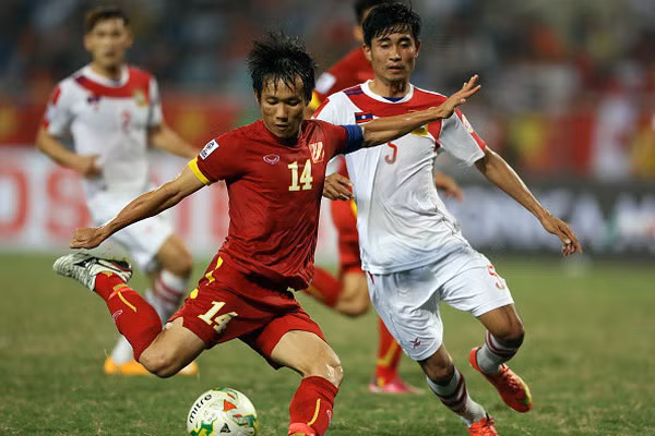 Lê Tấn Tài trong màu áo ĐT Việt Nam.