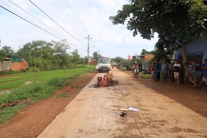 Hiện trường vụ tai nạn giao thông