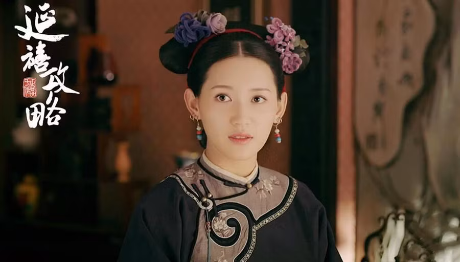 Dù chỉ đảm nhận tuyến nhân vật phụ trong “Diên hi công lược” nhưng Tô Thanh để lại ấn tượng đậm nét không kém gì các vị phi tần của Càn Long. Ảnh: Weibo