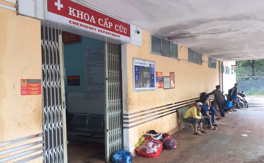 Khoa Cấp cứu nơi xảy ra vụ việc. Ảnh: Văn Ngọc 