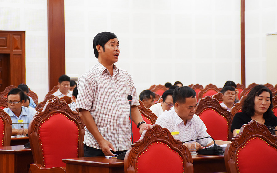 Các đại biểu đánh giá kết quả thực hiện Chỉ thị 43 của Ban Bí thư tại các cơ quan, đơn vị. Ảnh: M.N Các đại biểu đánh giá kết quả thực hiện Chỉ thị 43 của Ban Bí thư tại các cơ quan, đơn vị. Ảnh: M.N