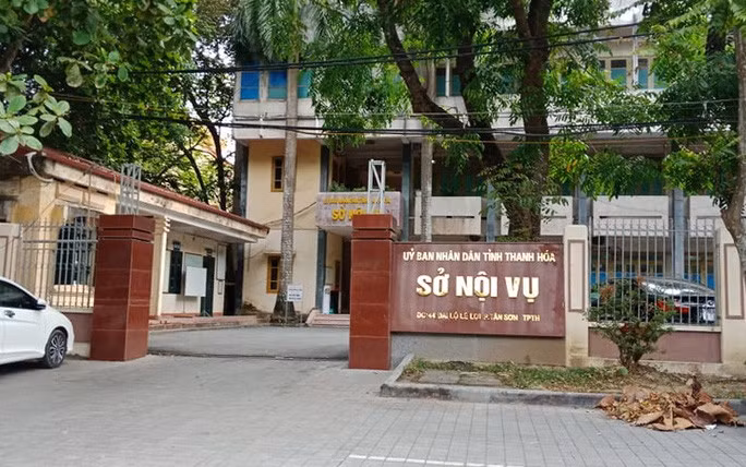 Sở Nội vụ tỉnh Thanh Hóa, nơi ông Bùi Quốc Toàn công tác