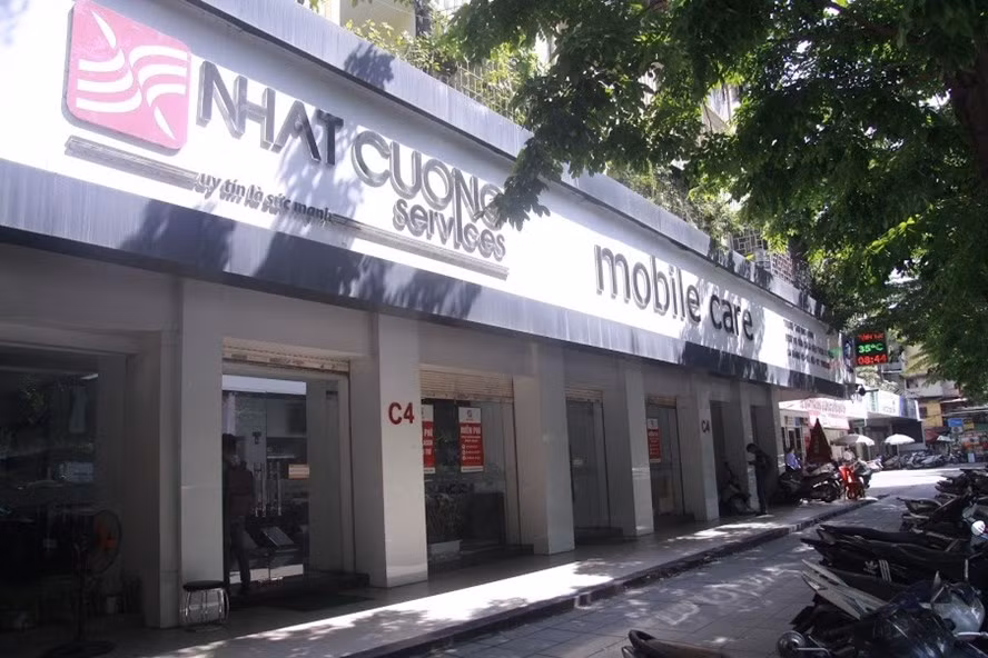 Một cửa hàng kinh doanh của Công ty Nhật Cường khi cơ quan chức năng vào cuộc điều tra, khởi tố hành vi sai phạm của Bùi Quang Huy. Ảnh: Cường Ngô. Một cửa hàng kinh doanh của Công ty Nhật Cường khi cơ quan chức năng vào cuộc điều tra, khởi tố hành vi sai phạm của Bùi Quang Huy. Ảnh: Cường Ngô.