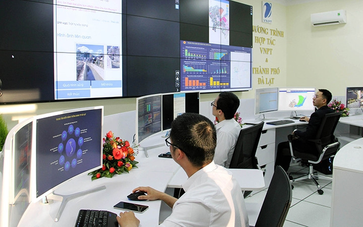 Trung tâm điều hành thông minh TP Đà Lạt.