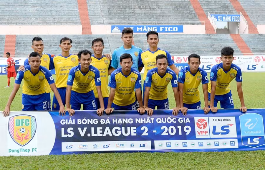 Câu lạc bộ Đồng Tháp bị ảnh hưởng nhiều từ vụ việc lứa U21 bị cấm thi đấu vì hành vi bán độ. (Ảnh: VFF)