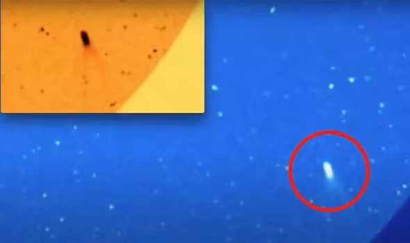 Bức ảnh được cho là đã ghi lại được bằng chứng về UFO của người ngoài hành tinh nhưng đã bị NASA xóa khỏi kho lưu trữ.