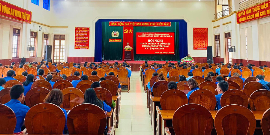 Quang cảnh hội nghị tuyên truyền. Ảnh: P.L