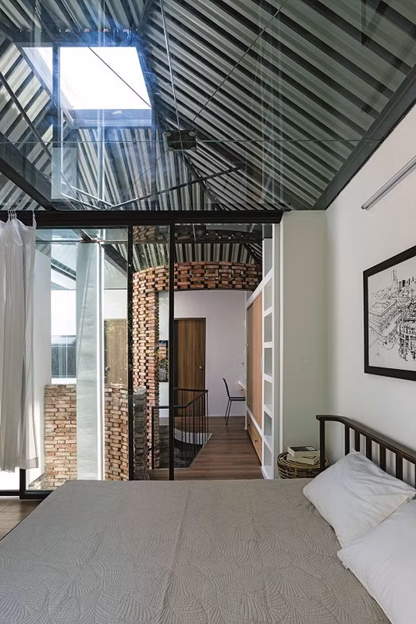 Không gian mở với ánh sáng tự nhiên đem lại hiệu quả thẩm mỹ và nét cá tính của công trình.