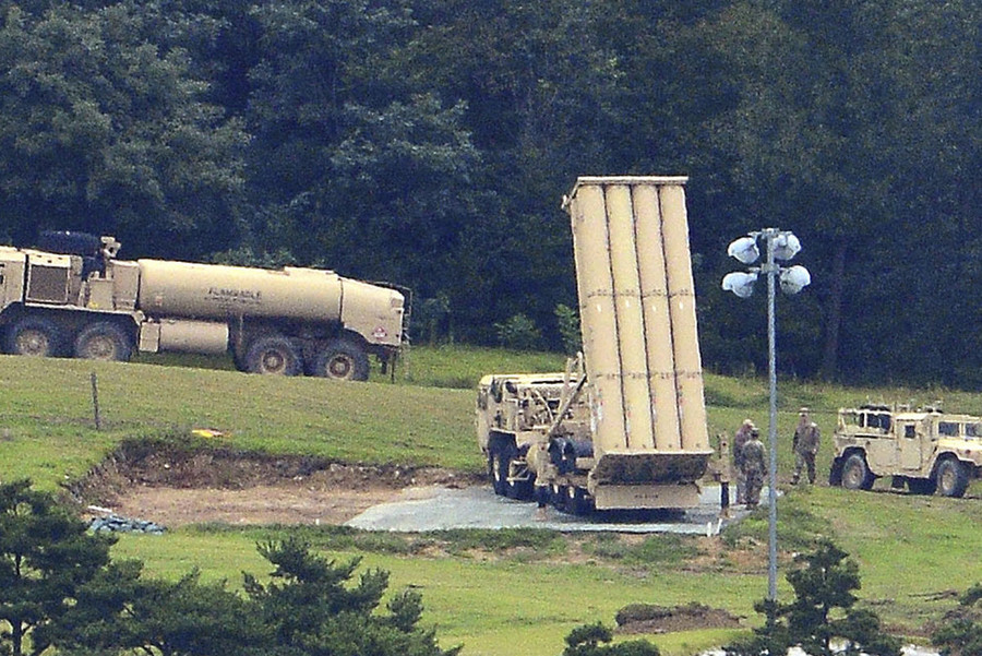 Hệ thống THAAD mà Mỹ triển khai tại Hàn Quốc (ảnh: SMCP) Hệ thống THAAD mà Mỹ triển khai tại Hàn Quốc (ảnh: SMCP)