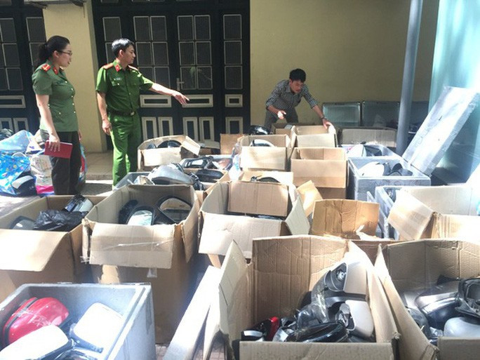 Số lượng gương ôtô bị các đối tượng trộm cắp Số lượng gương ôtô bị các đối tượng trộm cắp