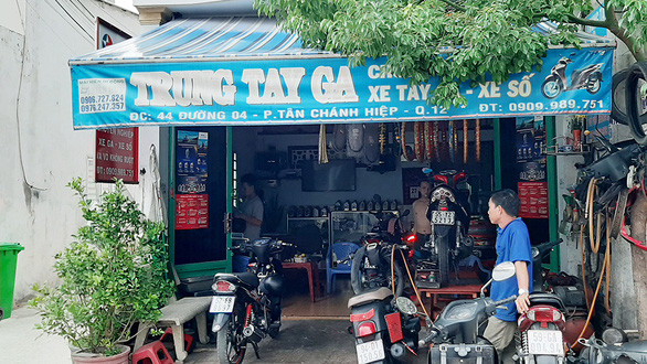 Căn nhà trên đường Tân Chánh Hiệp của ông Trần Út - Ảnh: D.N.HÀ