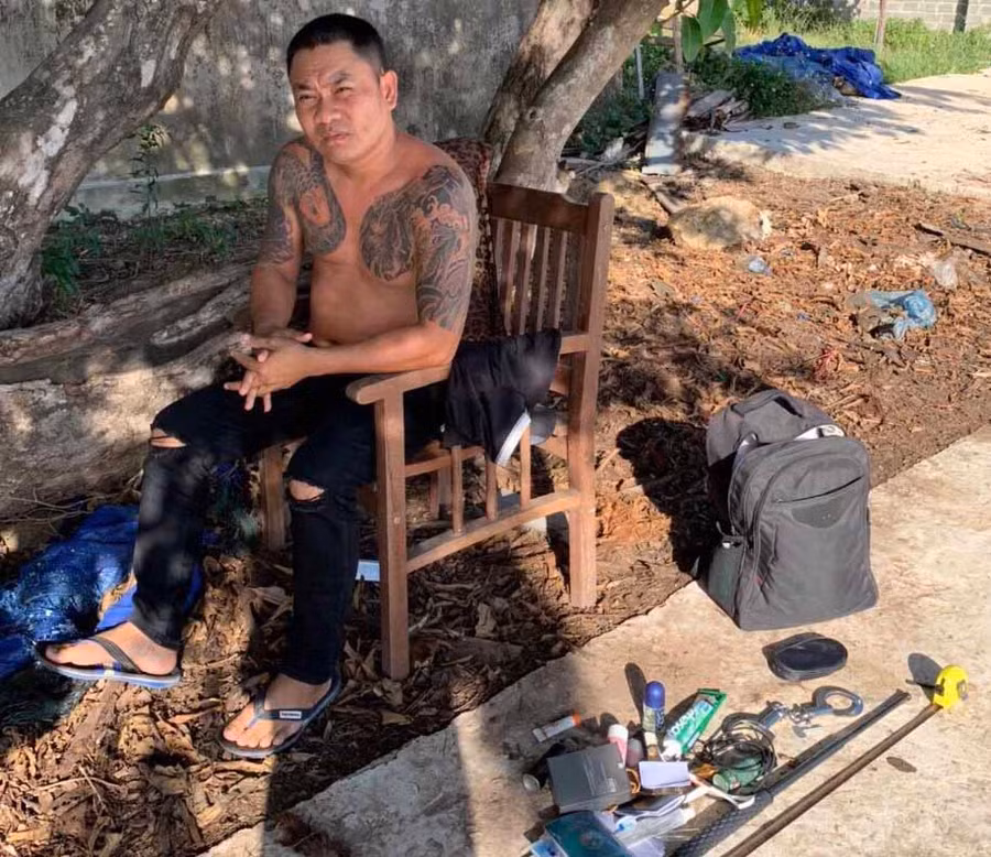 Đối tượng Phạm Quỳnh Lâm. Ảnh: Văn Ngọc 